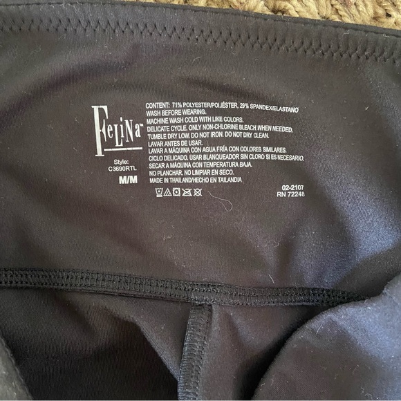 Womens Medium Black Leggings Bundle Pack - Picture 5 of 5